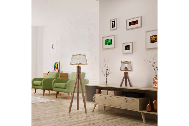 Golvlampa Frederik - 46x145x46 cm - Belysning & el - Inomhusbelysning & lampor - Sovrumslampa