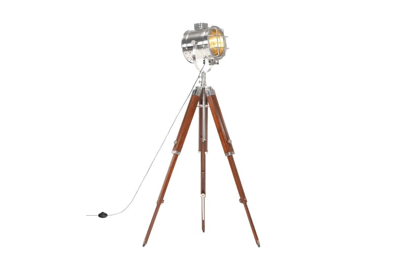 Golvlampa massivt mangoträ 165 cm - be Basic - Belysning & el - Inomhusbelysning & lampor - Golvlampa