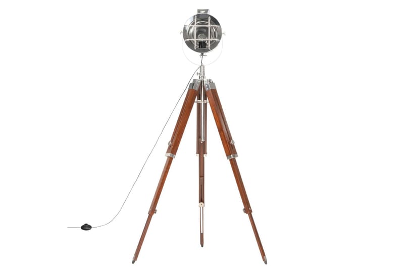 Golvlampa massivt mangoträ 165 cm - be Basic - Belysning & el - Inomhusbelysning & lampor - Golvlampa