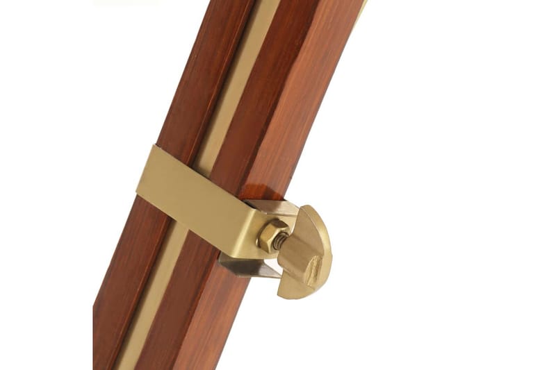Golvlampa massivt mangoträ 193 cm - Brun - Belysning & el - Inomhusbelysning & lampor - Golvlampa
