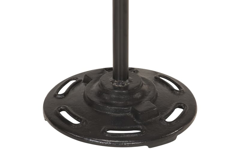 Golvlampa med 2 lampskärmar svart E27 gjutjärn - Svart - Belysning & el - Inomhusbelysning & lampor - Golvlampa - Tvåarmad golvlampa