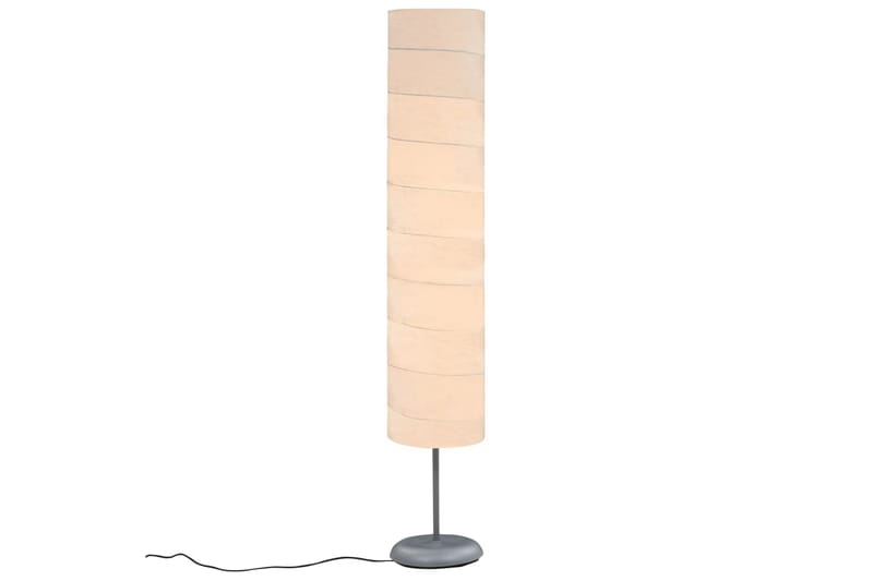 Golvlampa med stativ 121 cm vit E27 - Vit - Sovrumslampa - Vardagsrumslampa - Golvlampa - Rislampa