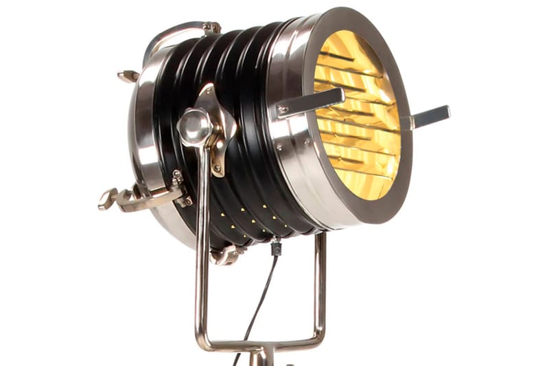 Golvlampa svart massivt mangoträ 171 cm - Svart - Belysning & el - Inomhusbelysning & lampor - Golvlampa