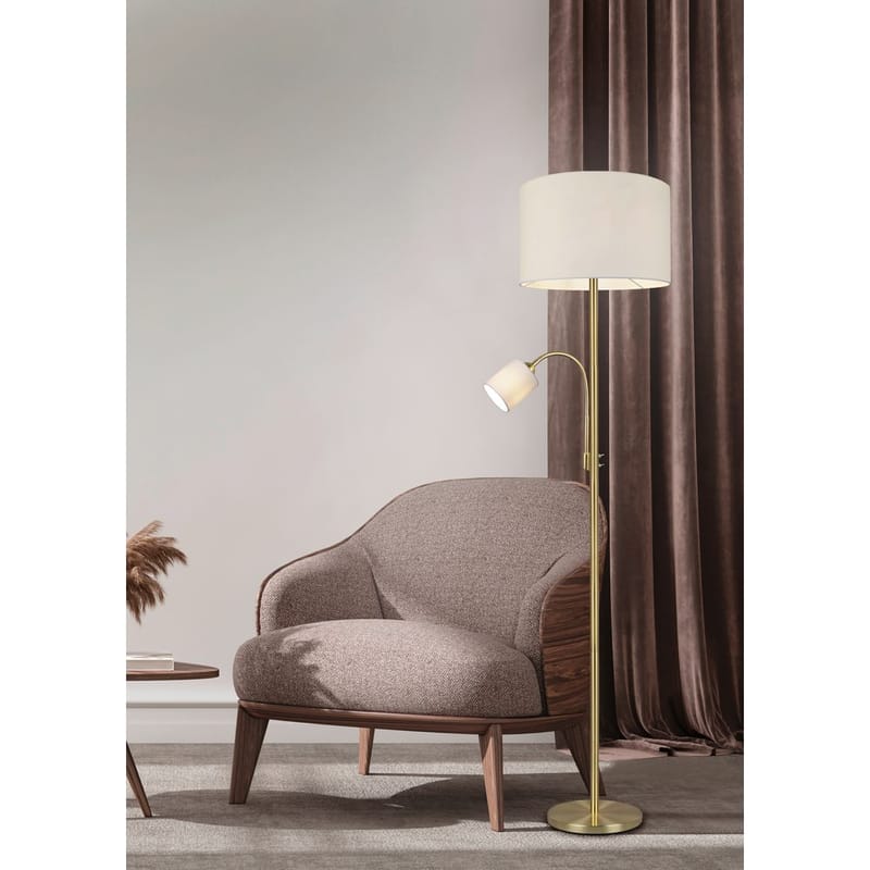 Golvlampa Hotel - Mattmässing - Belysning & el - Inomhusbelysning & lampor - Sovrumslampa