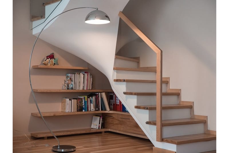 Kama Golvlampa 188 cm - Silver - Belysning & el - Inomhusbelysning & lampor - Golvlampa