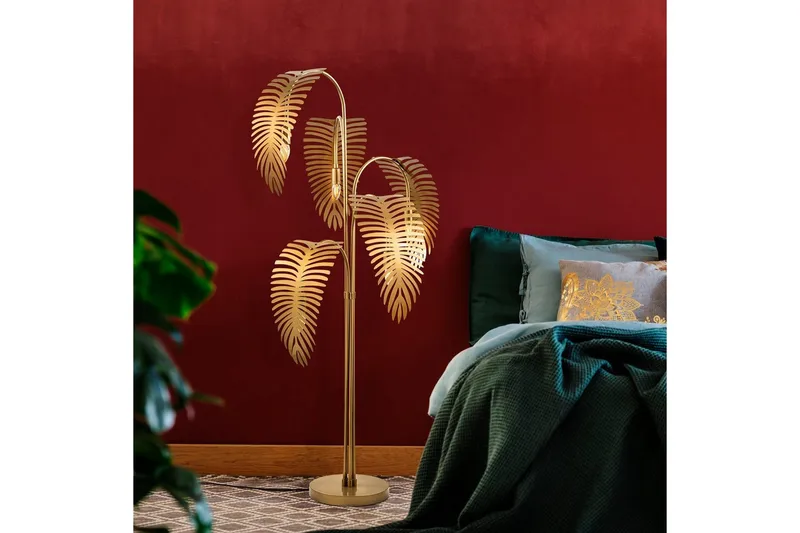 Golvlampa Kavilashm Rany - Guld - Belysning & el - Inomhusbelysning & lampor - Sovrumslampa