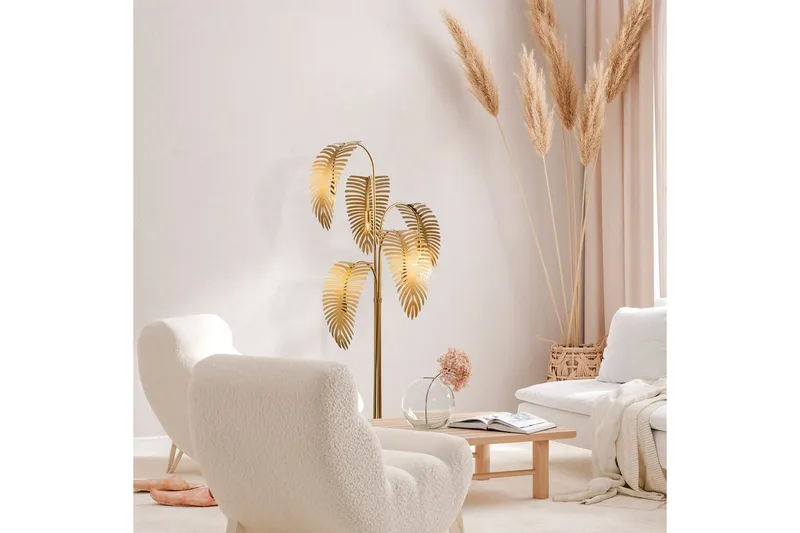 Golvlampa Kavilashm Rany - Guld - Belysning & el - Inomhusbelysning & lampor - Sovrumslampa