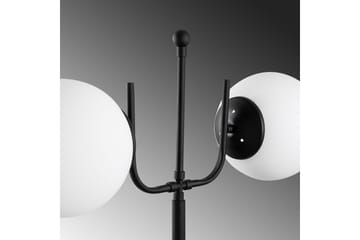Golvlampa Kelulstead Svart - Svart - Belysning & el - Inomhusbelysning & lampor - Golvlampa - Tvåarmad golvlampa