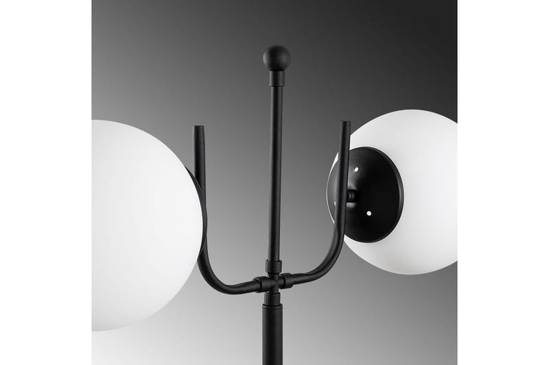 Golvlampa Kelulstead Svart - Svart - Belysning & el - Inomhusbelysning & lampor - Sovrumslampa