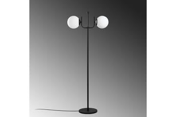 Golvlampa Kelulstead Svart - Svart - Belysning & el - Inomhusbelysning & lampor - Golvlampa - Tvåarmad golvlampa