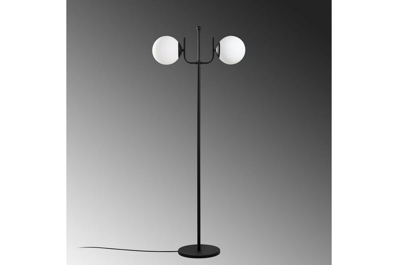 Golvlampa Kelulstead Svart - Svart - Belysning & el - Inomhusbelysning & lampor - Sovrumslampa