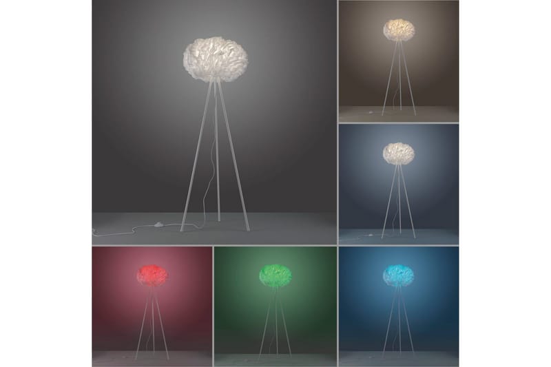 Golvlampa Lolasmart Naomi - 47x140x47 cm - Belysning & el - Inomhusbelysning & lampor - Sovrumslampa