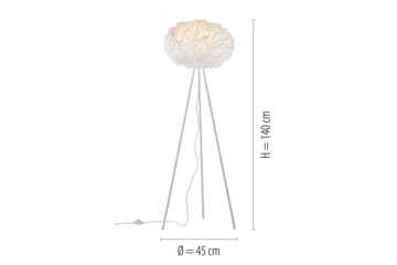 Golvlampa Lolasmart Naomi - 47x140x47 cm - Belysning & el - Inomhusbelysning & lampor - Sovrumslampa