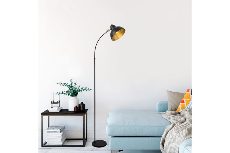 Golvlampa Masatsune Svart / Antik - Svart / Antik - Belysning & el - Inomhusbelysning & lampor - Sovrumslampa