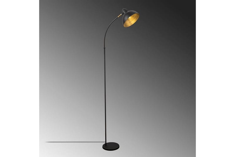 Golvlampa Masatsune Svart / Antik - Svart / Antik - Belysning & el - Inomhusbelysning & lampor - Sovrumslampa