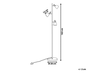 Mistago Golvlampa 163 cm - Grå - Belysning & el - Inomhusbelysning & lampor - Golvlampa - Trearmad golvlampa