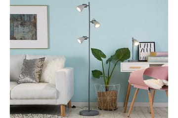 Mistago Golvlampa 163 cm - Grå - Belysning & el - Inomhusbelysning & lampor - Golvlampa - Trearmad golvlampa