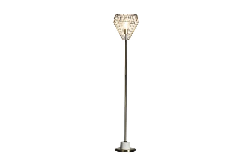 Mooni Golvlampa 160 cm - Mässing - Sovrumslampa - Vardagsrumslampa - Golvlampa