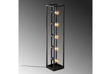 Golvlampa Orika Svart - Svart - Belysning & el - Inomhusbelysning & lampor - Sovrumslampa