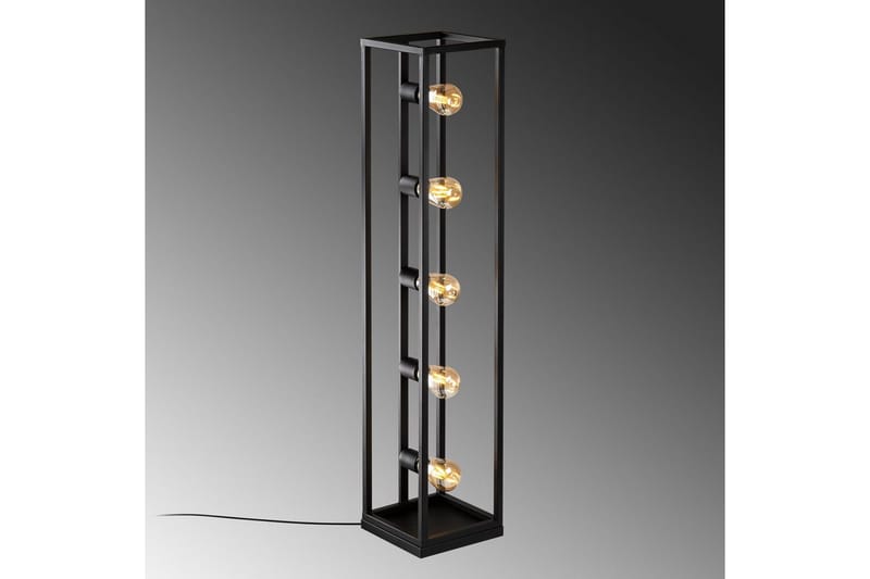 Golvlampa Orika Svart - Svart - Belysning & el - Inomhusbelysning & lampor - Sovrumslampa