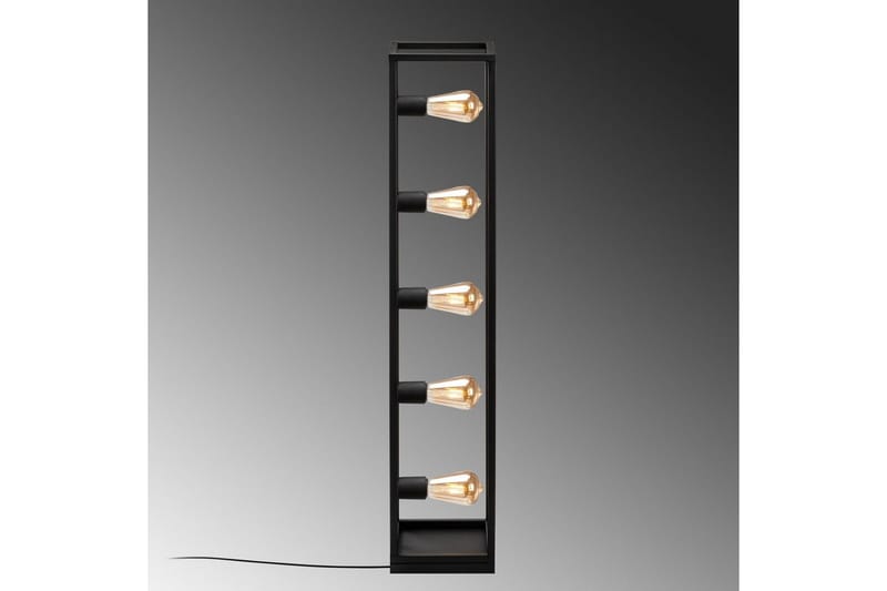 Golvlampa Orika Svart - Svart - Belysning & el - Inomhusbelysning & lampor - Sovrumslampa