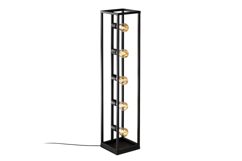Golvlampa Orika Svart - Svart - Belysning & el - Inomhusbelysning & lampor - Sovrumslampa