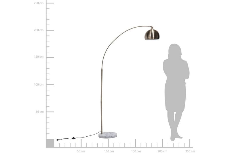 Paroo Golvlampa 210 cm - Mässing - Sovrumslampa - Vardagsrumslampa - Golvlampa - Båglampa