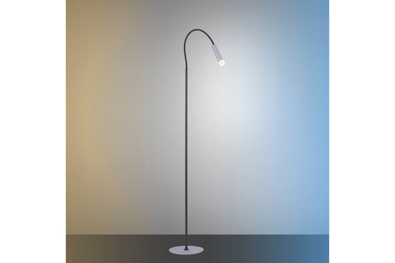 PURE-GEMIN golvlampa, aluminium - Grå - Belysning & el - Inomhusbelysning & lampor - Golvlampa