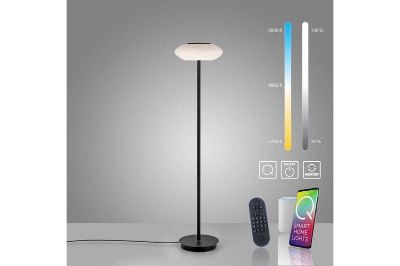 Golvlampa Q-Etienne - 35x152x35 cm - Belysning & el - Inomhusbelysning & lampor - Sovrumslampa