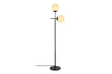 Golvlampa Ranpal Svart - Svart - Belysning & el - Inomhusbelysning & lampor - Golvlampa - Tvåarmad golvlampa