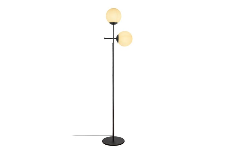 Golvlampa Ranpal Svart - Svart - Belysning & el - Inomhusbelysning & lampor - Sovrumslampa