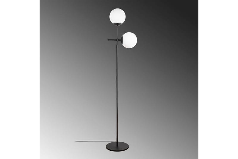 Golvlampa Ranpal Svart - Svart - Belysning & el - Inomhusbelysning & lampor - Sovrumslampa