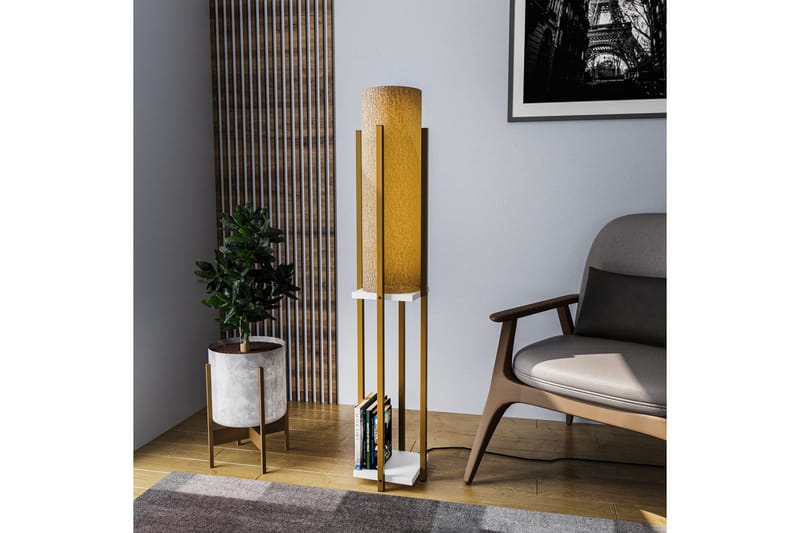 Golvlampa Ratmo Sudampa (Hyllhöjd: 60 cm) Rany / Vit 2 - Rany / Vit 2 - Belysning & el - Inomhusbelysning & lampor - Sovrumslampa