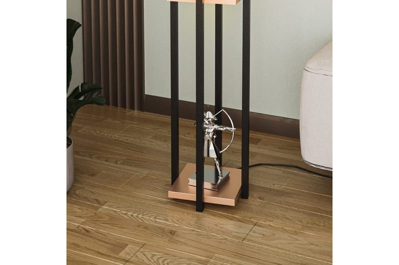 Golvlampa Ratmo Sudampa (Hyllhöjd: 60 cm) Svart / Koppar 2 - Svart / Koppar 2 - Belysning & el - Inomhusbelysning & lampor - Sovrumslampa