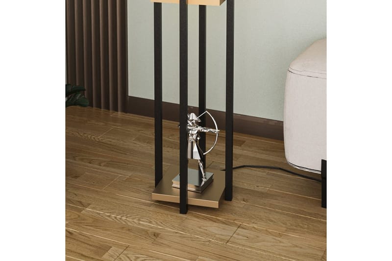 Golvlampa Ratmo Sudampa (Hyllhöjd: 60 cm) Svart / Rany - Svart / Rany - Belysning & el - Inomhusbelysning & lampor - Sovrumslampa