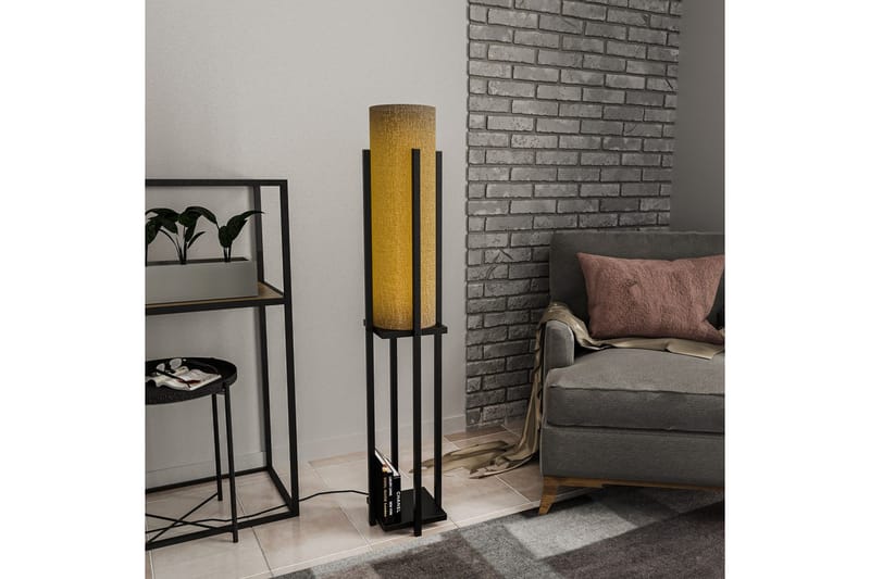 Golvlampa Ratmo Sudampa (Hyllhöjd: 60 cm) Svart - Svart - Belysning & el - Inomhusbelysning & lampor - Sovrumslampa