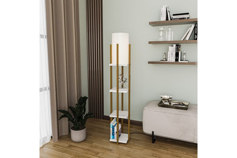 Golvlampa Ratmo Sudampa Lumi (Hyllhöjd: 29 cm) Rany / Vit - Rany / Vit - Belysning & el - Inomhusbelysning & lampor - Sovrumslampa