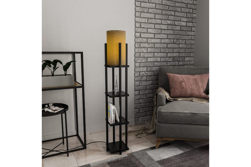 Golvlampa Ratmo Sudampa Lumi (Hyllhöjd: 29 cm) Svart Koppar - Svart Koppar - Belysning & el - Inomhusbelysning & lampor - Sovrumslampa
