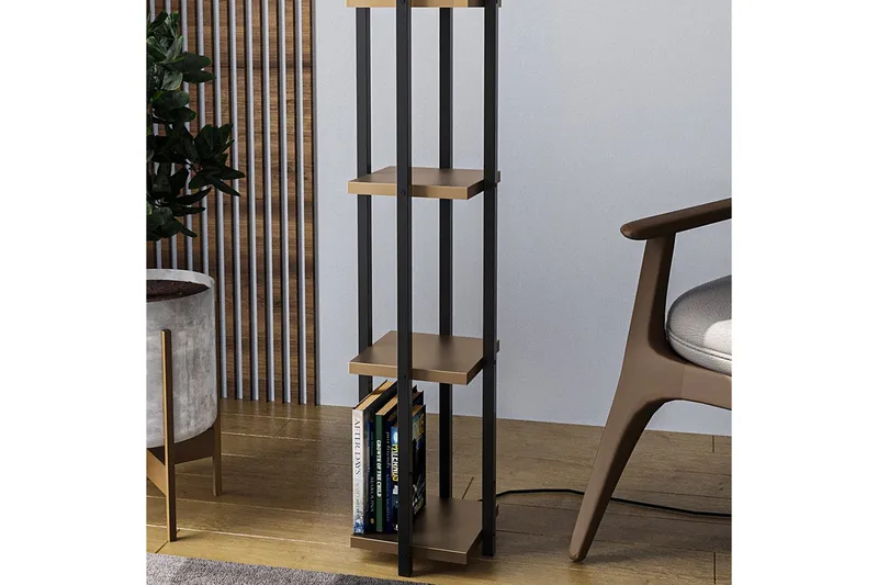 Golvlampa Ratmo Sudampa Lumi (Hyllhöjd: 29 cm) Svart / Rany - Svart / Rany - Belysning & el - Inomhusbelysning & lampor - Sovrumslampa