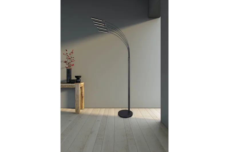 Reed LED Golvlampa borstad stål - Borstad stål - Belysning & el - Inomhusbelysning & lampor - Golvlampa