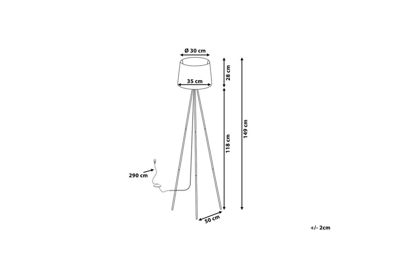 Sambra Golvlampa 149 cm - Svart - Belysning & el - Inomhusbelysning & lampor - Golvlampa