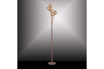 Sheree Golvlampa - Orange/Koppar - Belysning & el - Inomhusbelysning & lampor - Golvlampa - Femarmad golvlampa