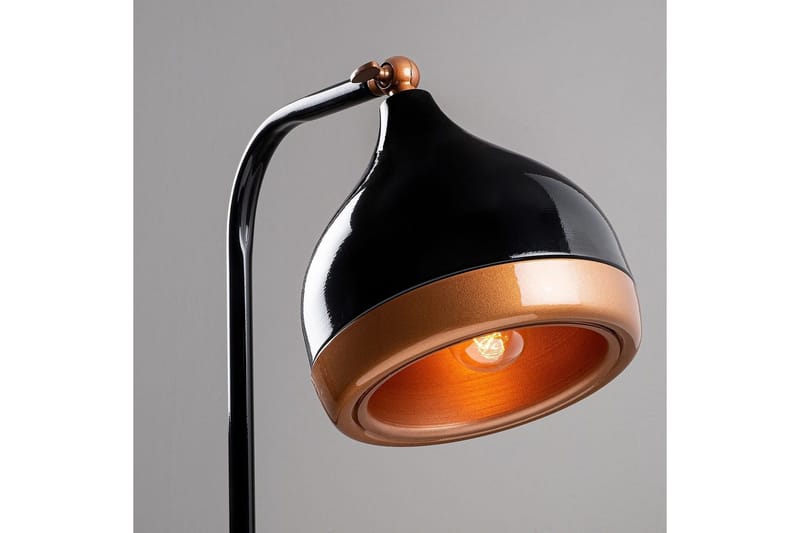 Golvlampa Soodx Svart / Koppar - Koppar/Svart - Belysning & el - Inomhusbelysning & lampor - Sovrumslampa