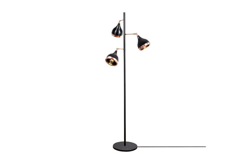 Golvlampa Soodx Svart / Koppar - Koppar/Svart - Belysning & el - Inomhusbelysning & lampor - Sovrumslampa