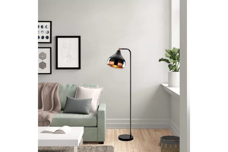 Golvlampa Soodx Svart / Koppar - Koppar/Svart - Belysning & el - Inomhusbelysning & lampor - Sovrumslampa