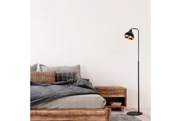 Golvlampa Soodx Svart / Koppar - Koppar/Svart - Belysning & el - Inomhusbelysning & lampor - Sovrumslampa