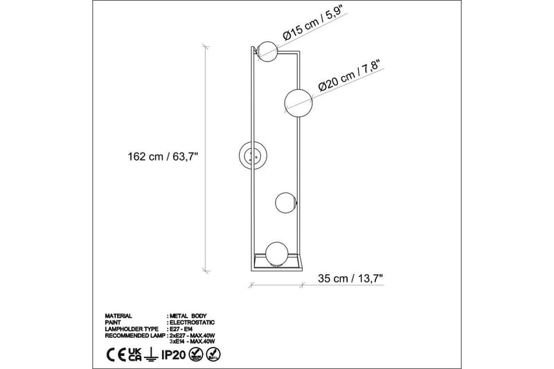 Golvlampa Sosri Rany - Rany - Belysning & el - Inomhusbelysning & lampor - Sovrumslampa