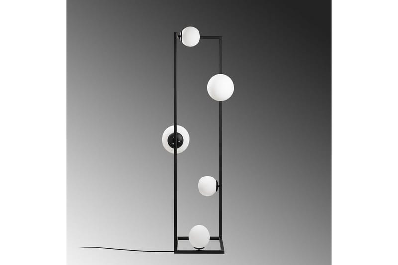 Golvlampa Sosri Svart - Svart - Belysning & el - Inomhusbelysning & lampor - Sovrumslampa