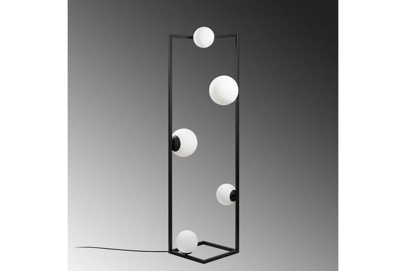 Golvlampa Sosri Svart - Svart - Belysning & el - Inomhusbelysning & lampor - Sovrumslampa