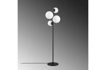 Golvlampa Subin Svart / Vit - Svart / Vit - Belysning & el - Inomhusbelysning & lampor - Sovrumslampa